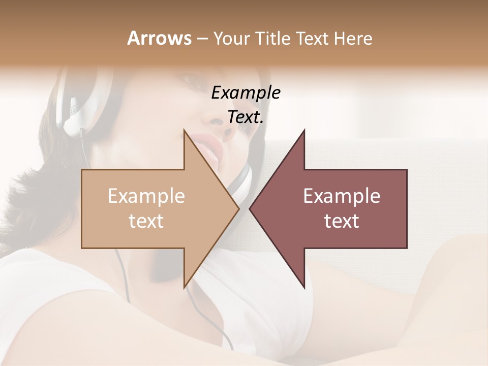 Comfort Young Girl PowerPoint Template