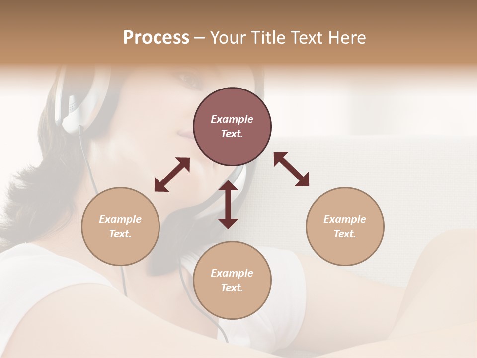 Comfort Young Girl PowerPoint Template