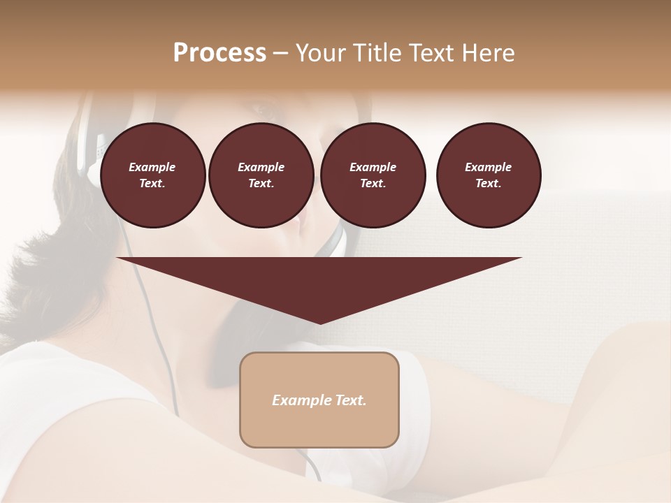 Comfort Young Girl PowerPoint Template