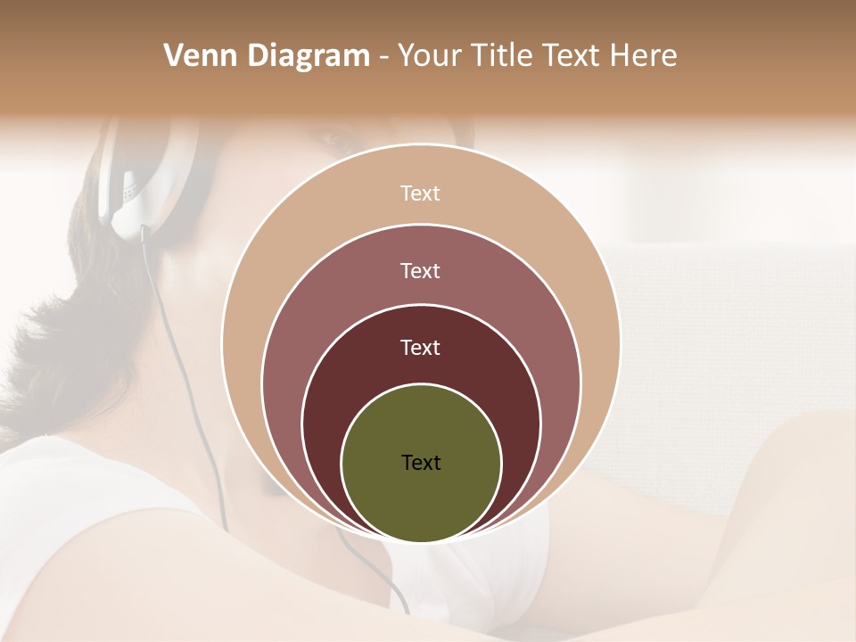 Comfort Young Girl PowerPoint Template