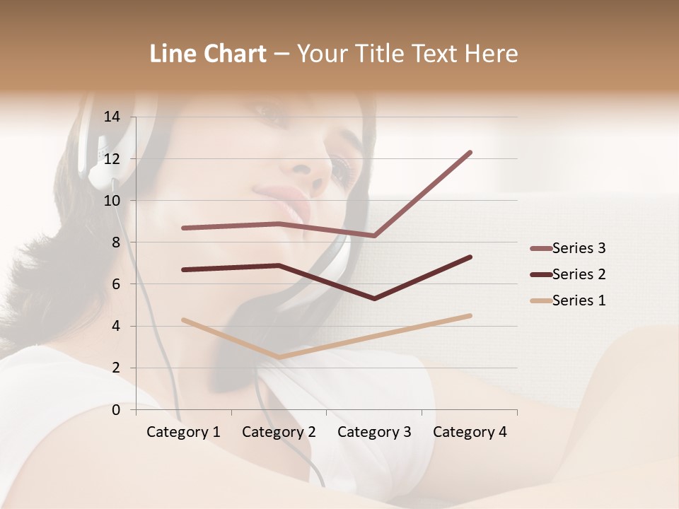 Comfort Young Girl PowerPoint Template