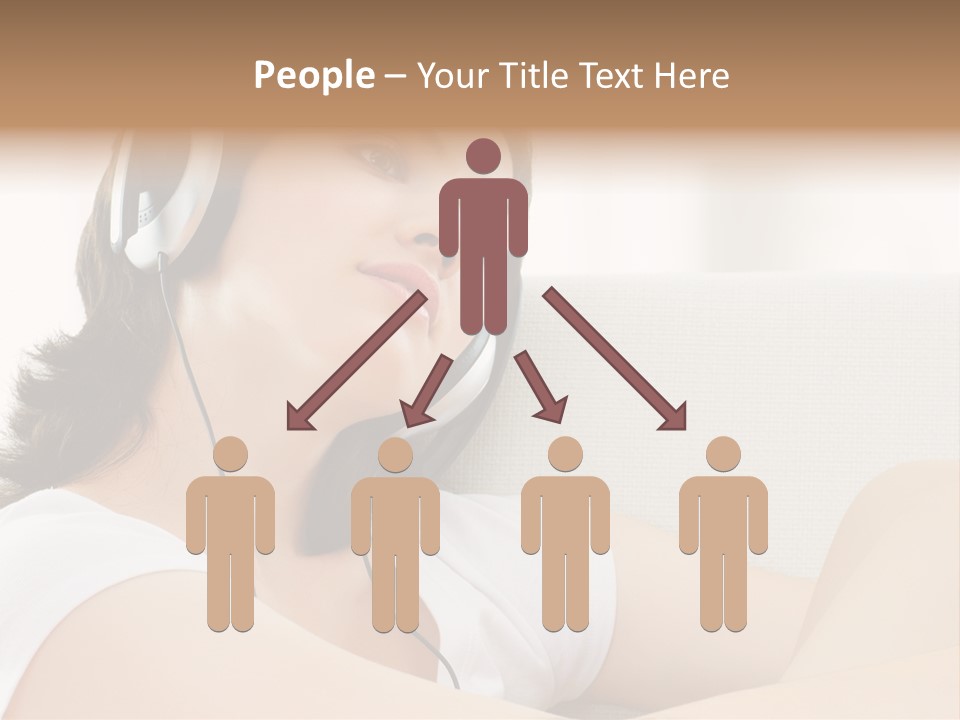 Comfort Young Girl PowerPoint Template