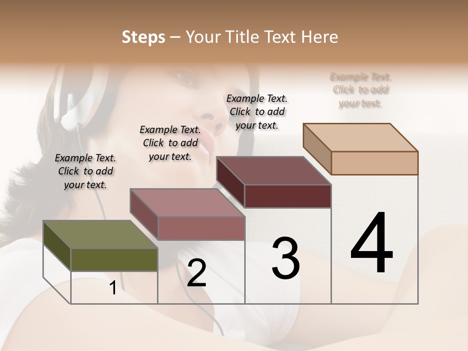 Comfort Young Girl PowerPoint Template