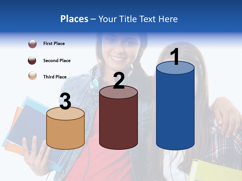 Friendly Embracing People PowerPoint Template