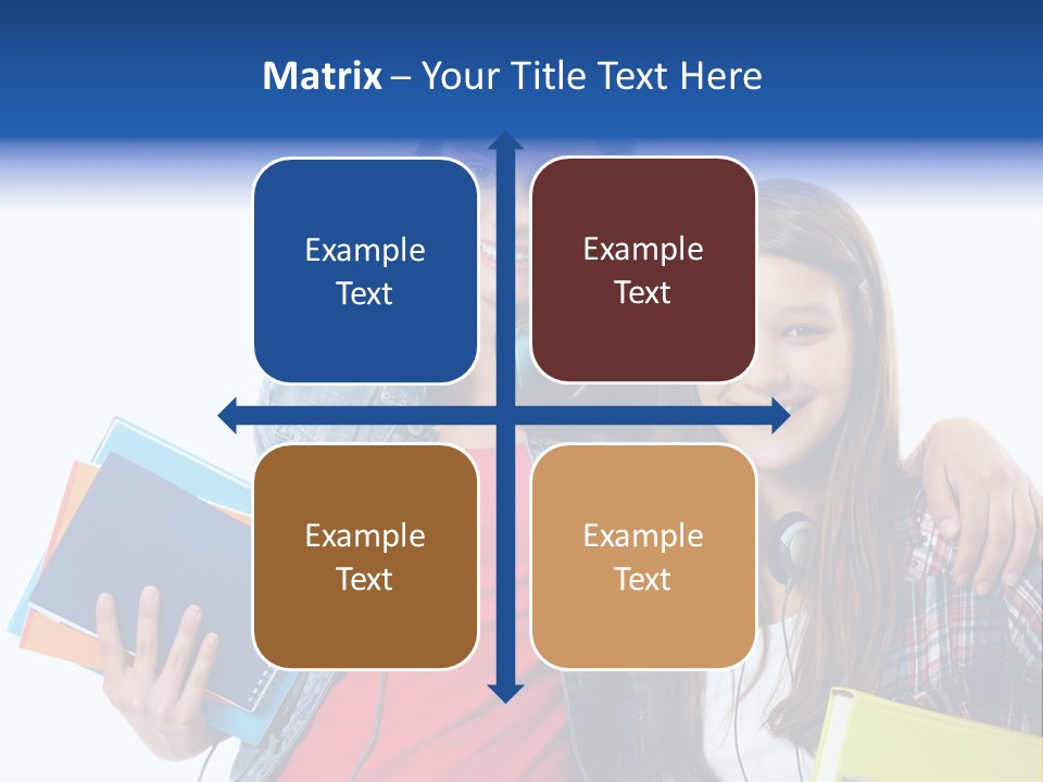 Friendly Embracing People PowerPoint Template