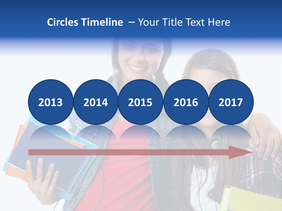 Friendly Embracing People PowerPoint Template