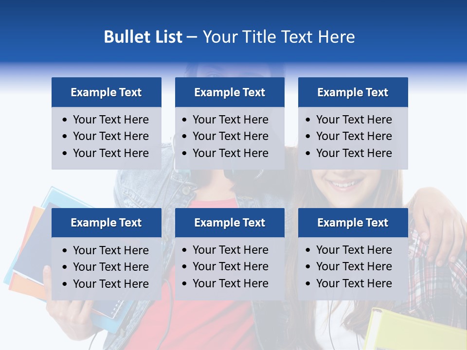 Friendly Embracing People PowerPoint Template