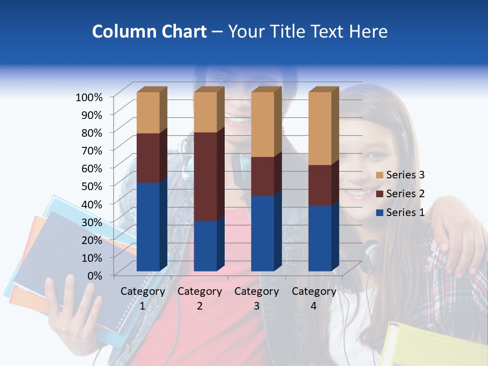 Friendly Embracing People PowerPoint Template