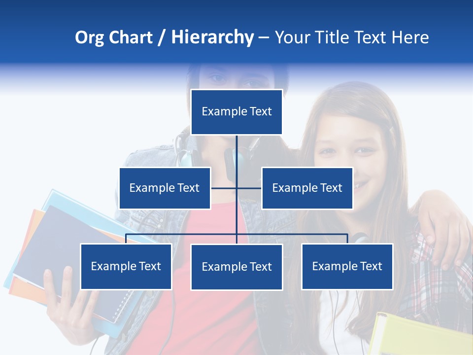 Friendly Embracing People PowerPoint Template