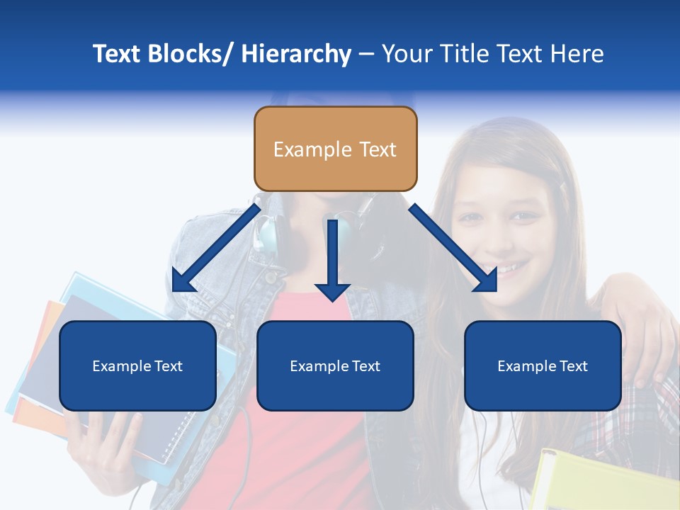 Friendly Embracing People PowerPoint Template
