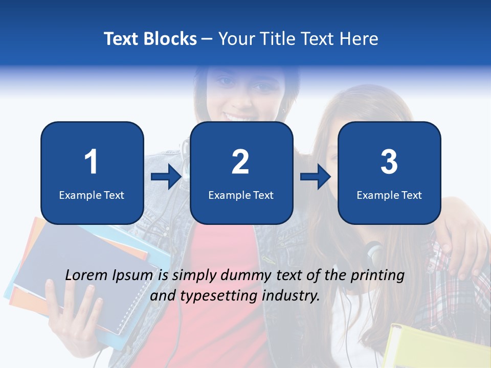 Friendly Embracing People PowerPoint Template