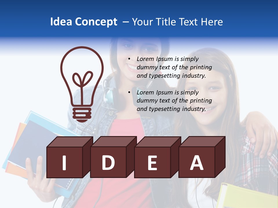 Friendly Embracing People PowerPoint Template