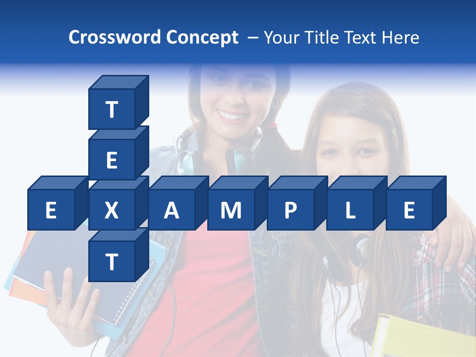 Friendly Embracing People PowerPoint Template