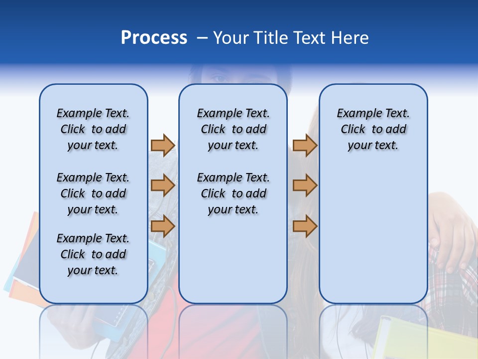 Friendly Embracing People PowerPoint Template