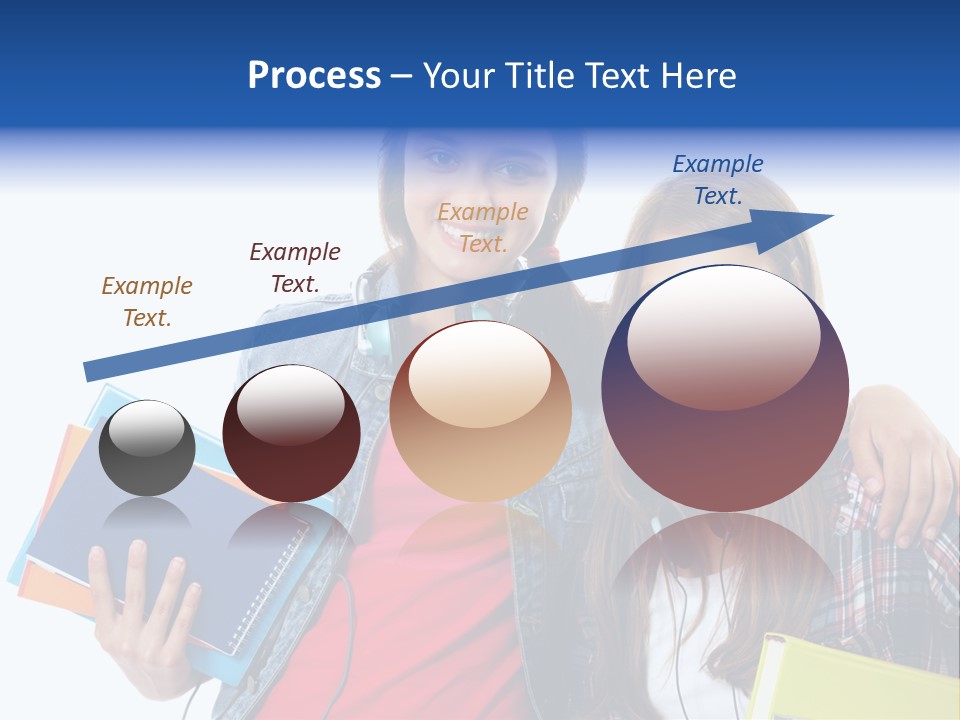 Friendly Embracing People PowerPoint Template