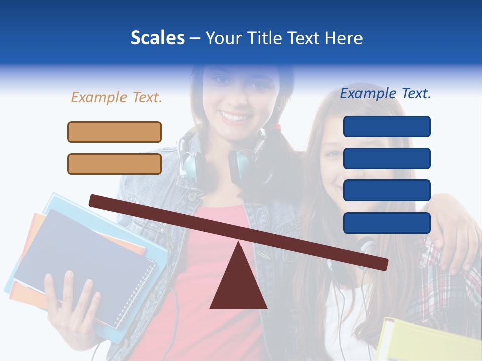 Friendly Embracing People PowerPoint Template