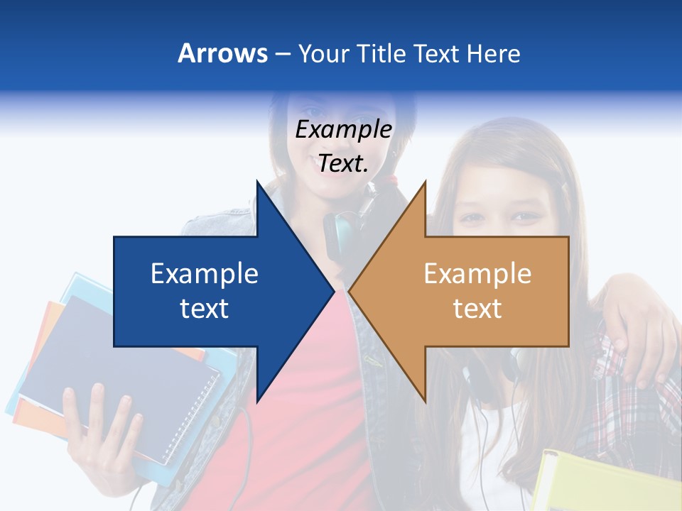 Friendly Embracing People PowerPoint Template