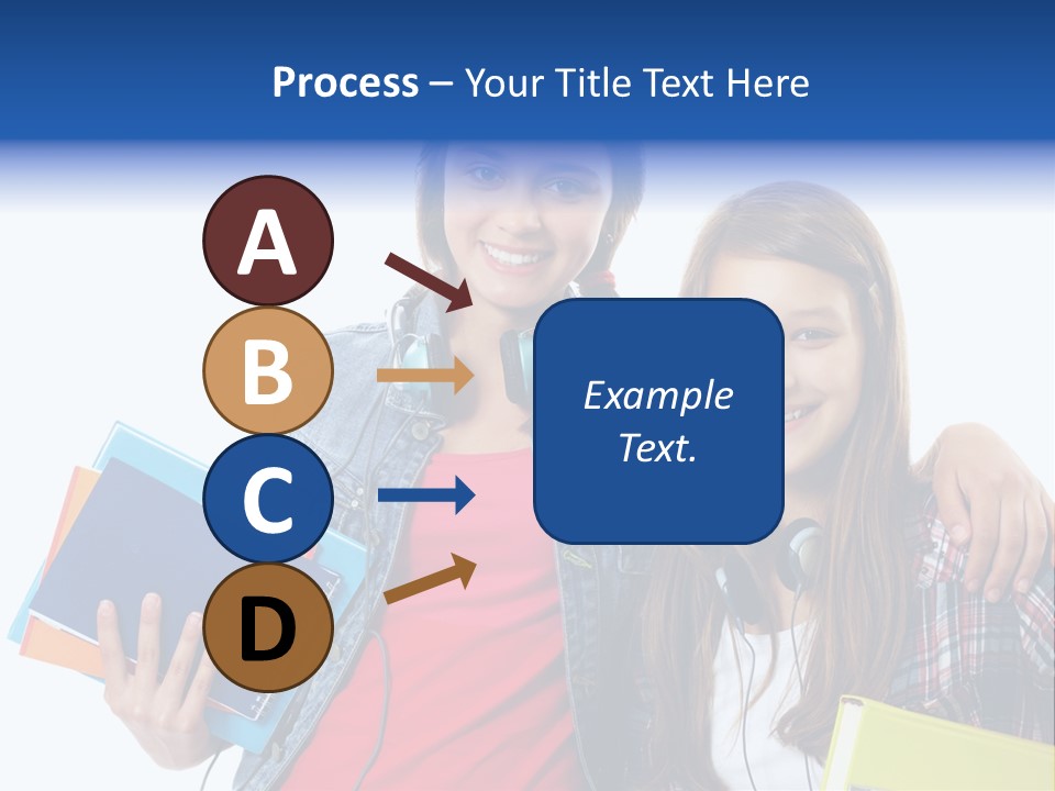 Friendly Embracing People PowerPoint Template