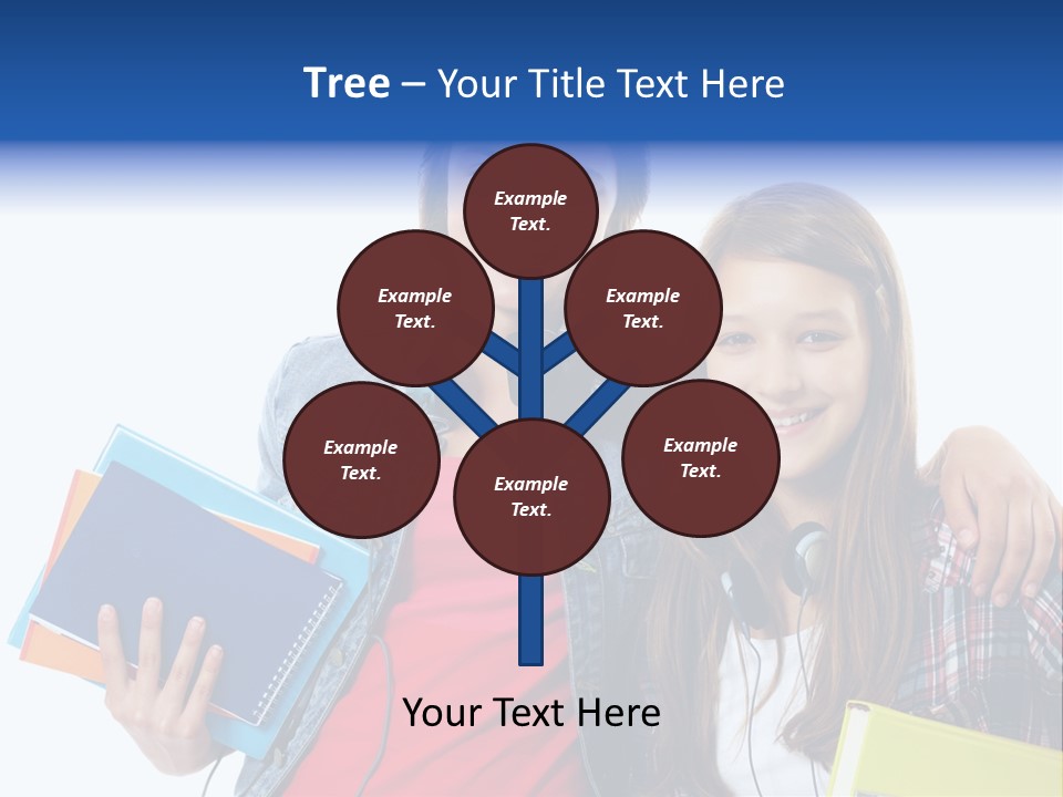 Friendly Embracing People PowerPoint Template