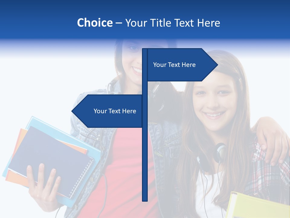 Friendly Embracing People PowerPoint Template