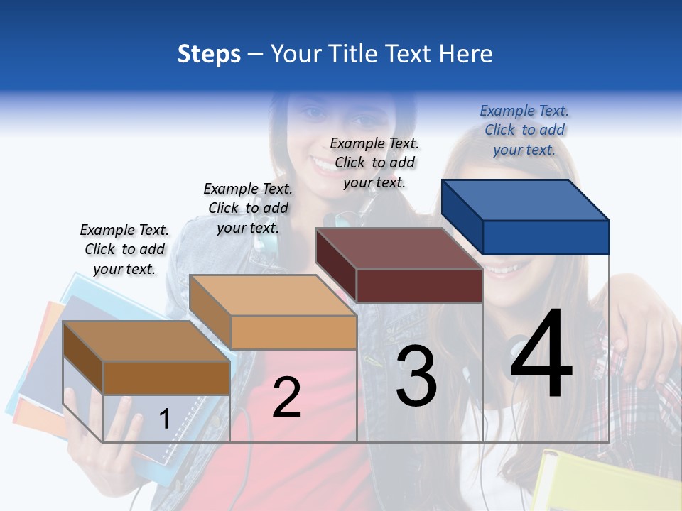 Friendly Embracing People PowerPoint Template