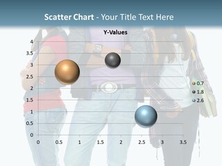 Crossed Female Person PowerPoint Template