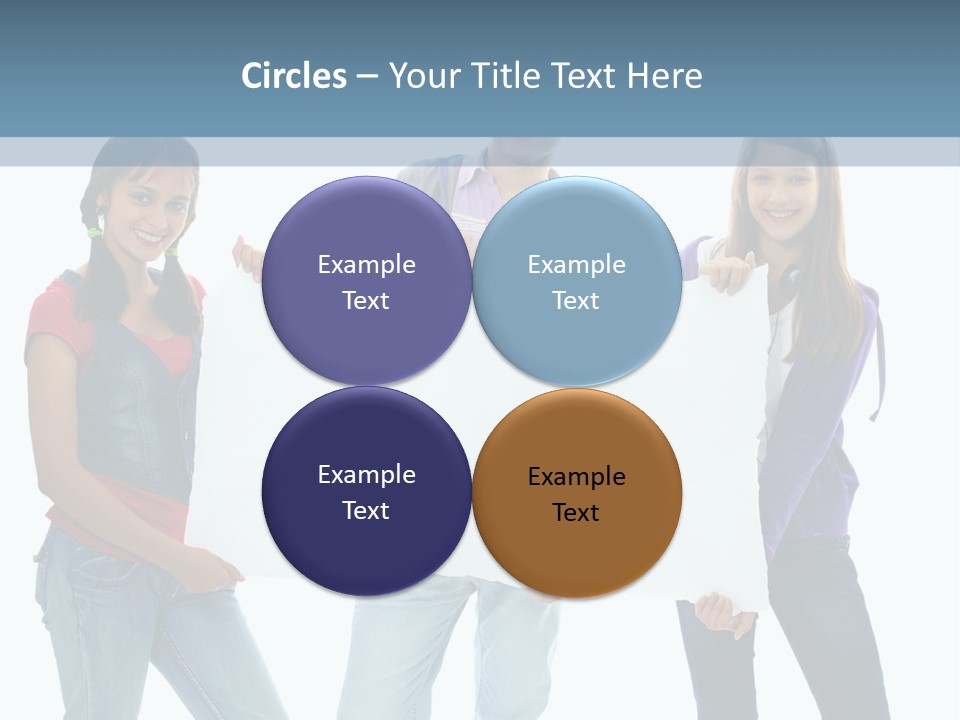Girlfriend Person Advertising PowerPoint Template