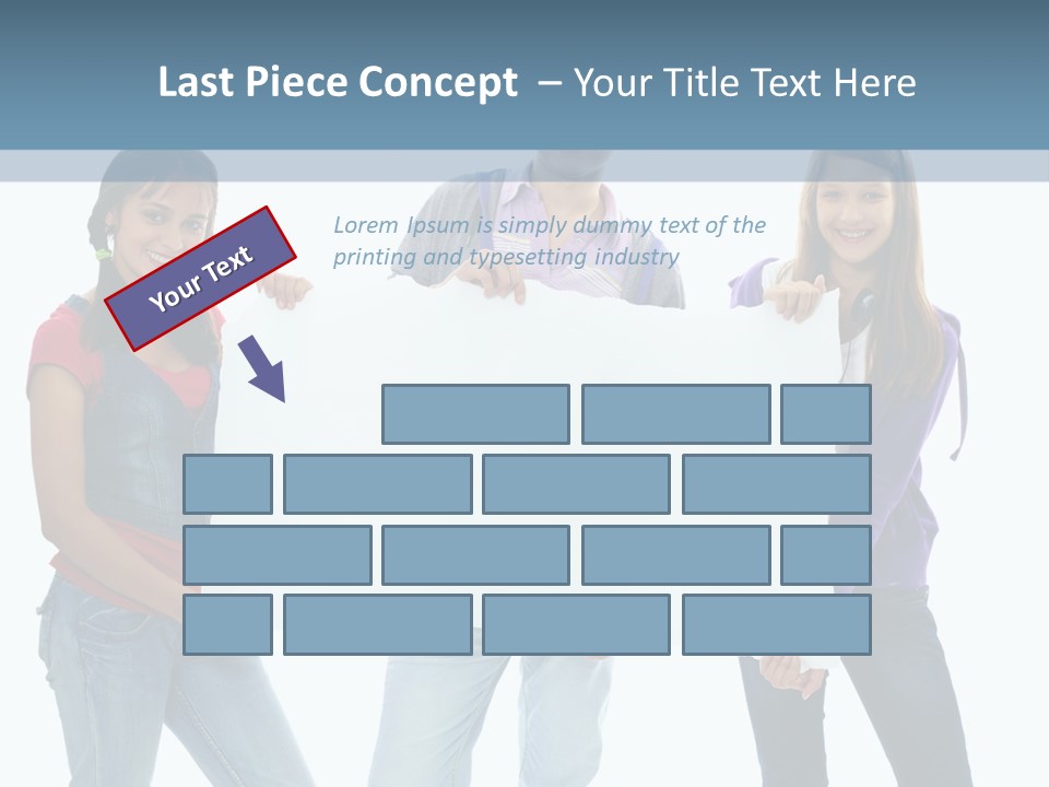Girlfriend Person Advertising PowerPoint Template