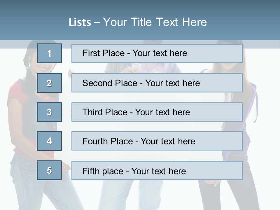 Girlfriend Person Advertising PowerPoint Template