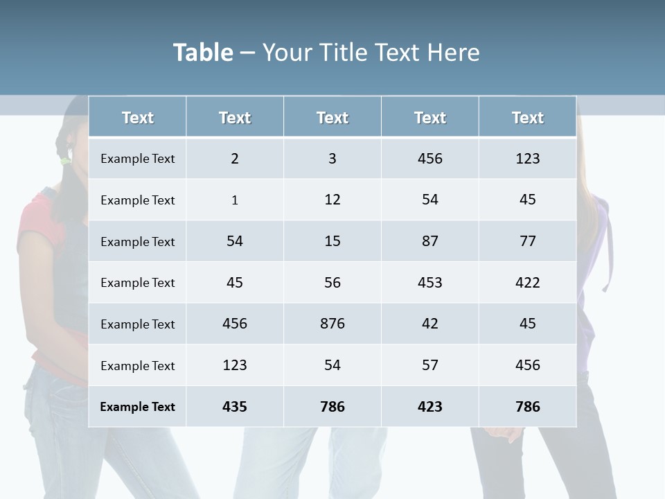 Girlfriend Person Advertising PowerPoint Template