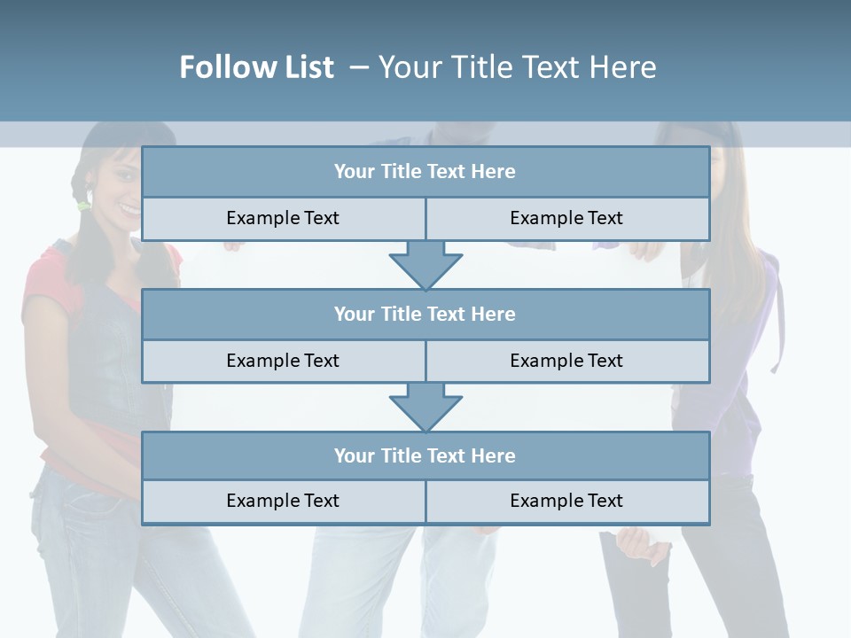 Girlfriend Person Advertising PowerPoint Template