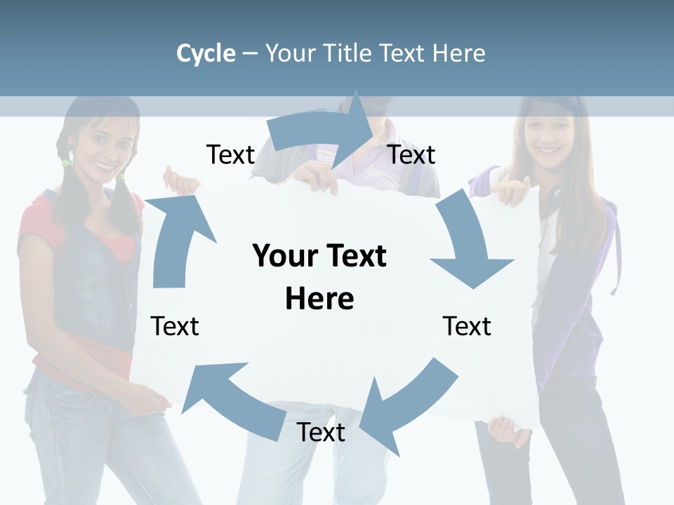 Girlfriend Person Advertising PowerPoint Template