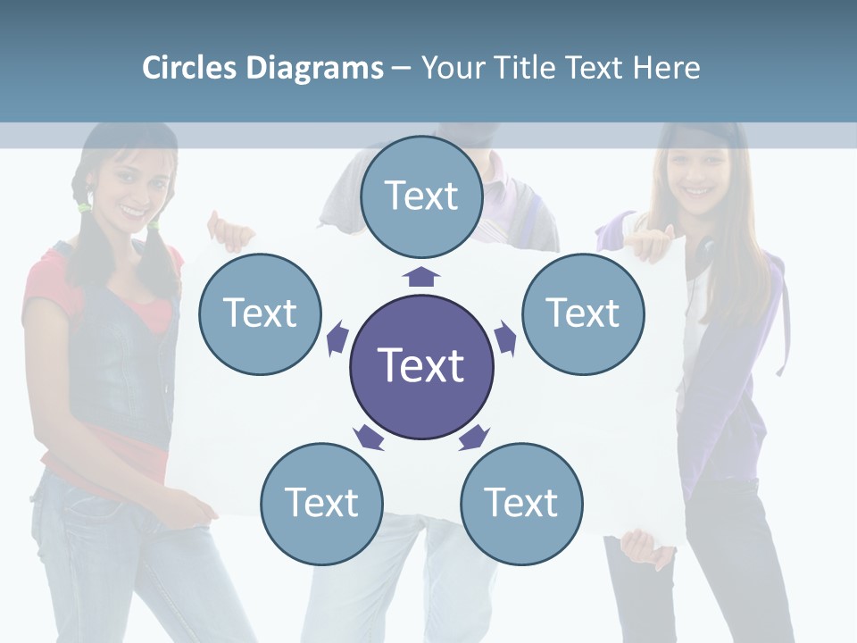 Girlfriend Person Advertising PowerPoint Template