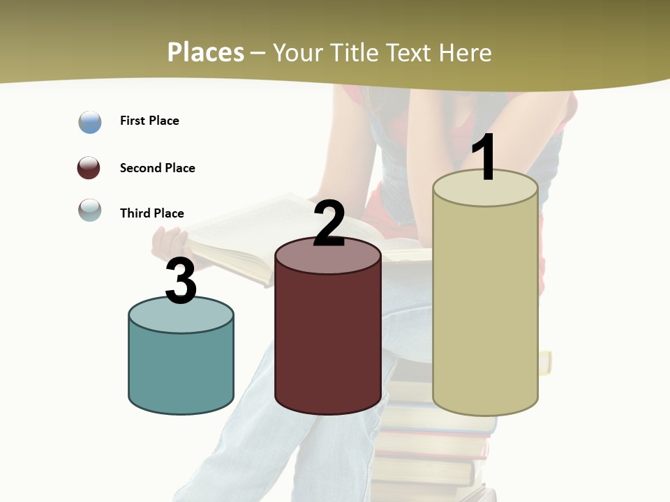 Girl Student Lifestyle PowerPoint Template