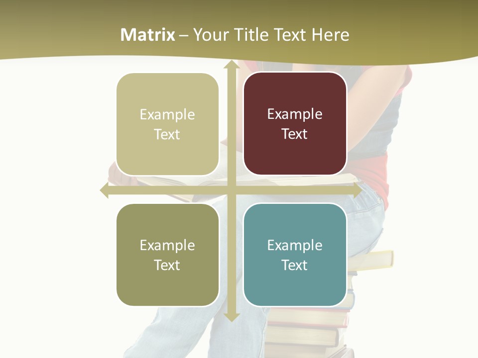 Girl Student Lifestyle PowerPoint Template