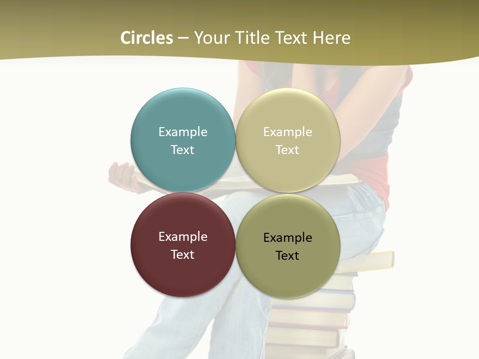 Girl Student Lifestyle PowerPoint Template