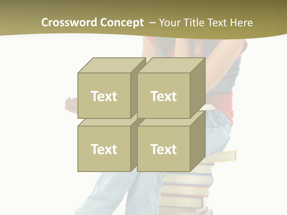 Girl Student Lifestyle PowerPoint Template