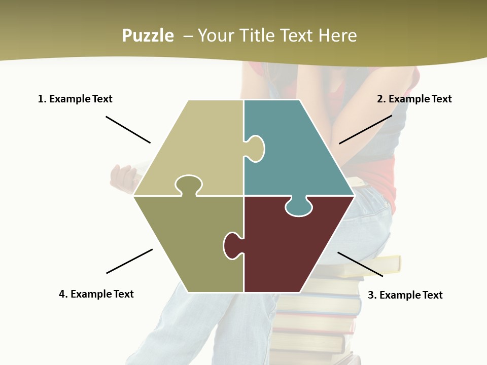 Girl Student Lifestyle PowerPoint Template