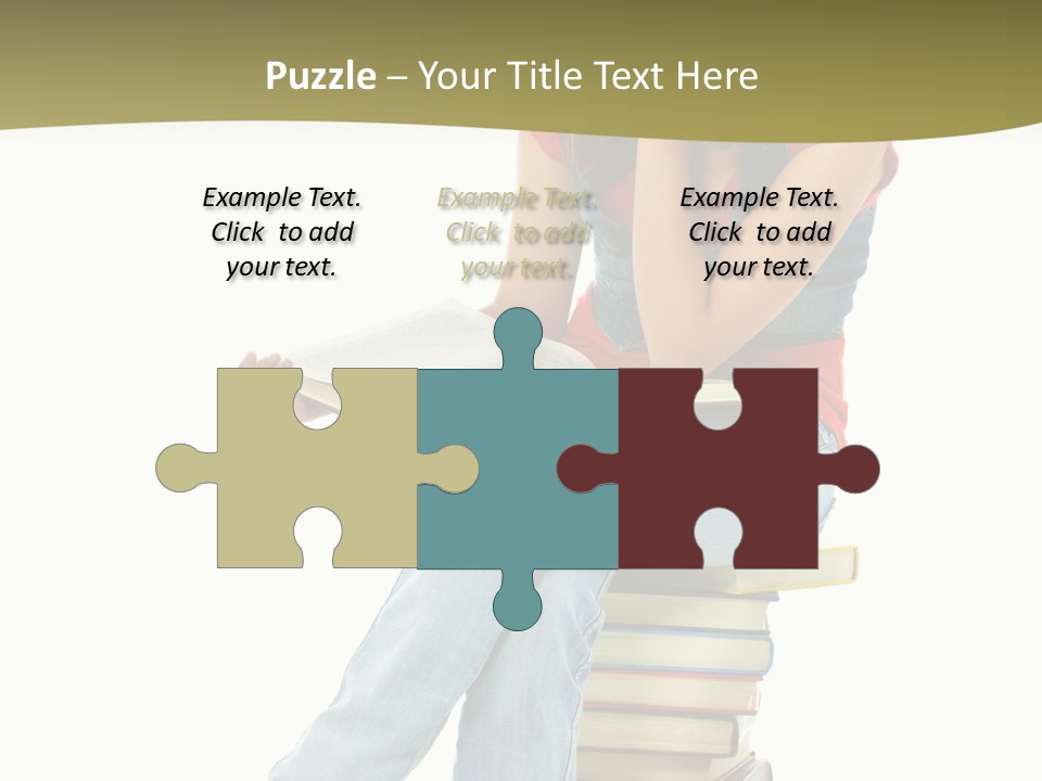 Girl Student Lifestyle PowerPoint Template