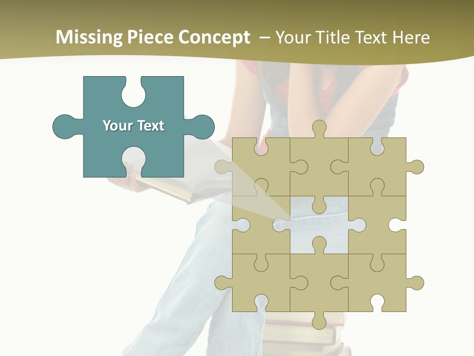 Girl Student Lifestyle PowerPoint Template