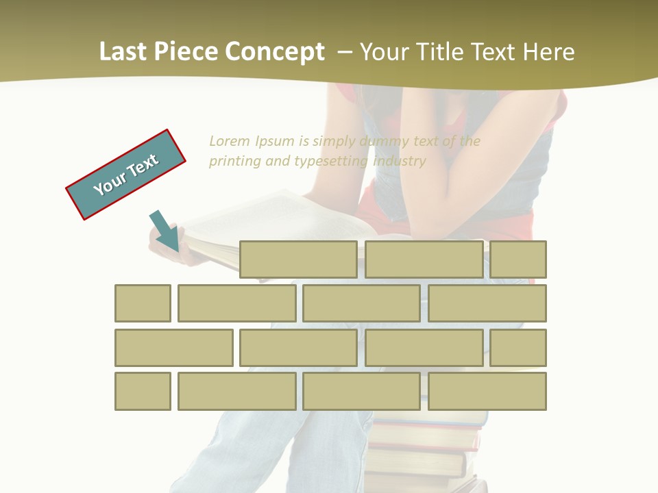 Girl Student Lifestyle PowerPoint Template