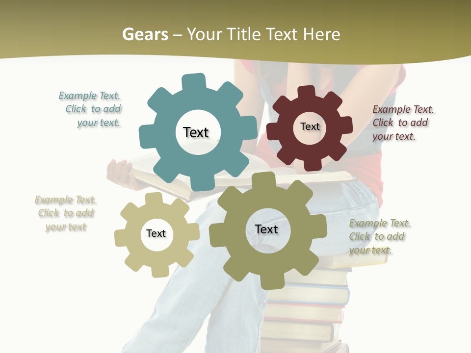 Girl Student Lifestyle PowerPoint Template