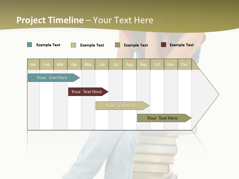 Girl Student Lifestyle PowerPoint Template
