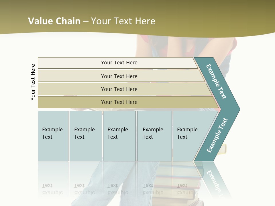 Girl Student Lifestyle PowerPoint Template