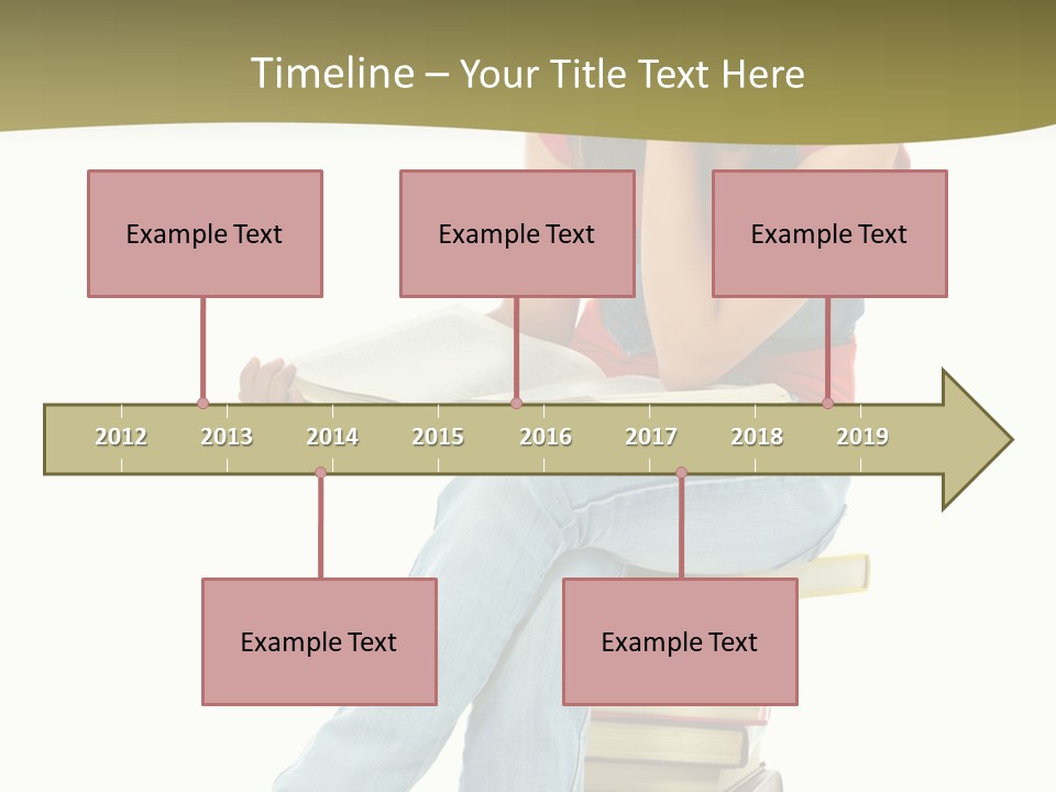 Girl Student Lifestyle PowerPoint Template