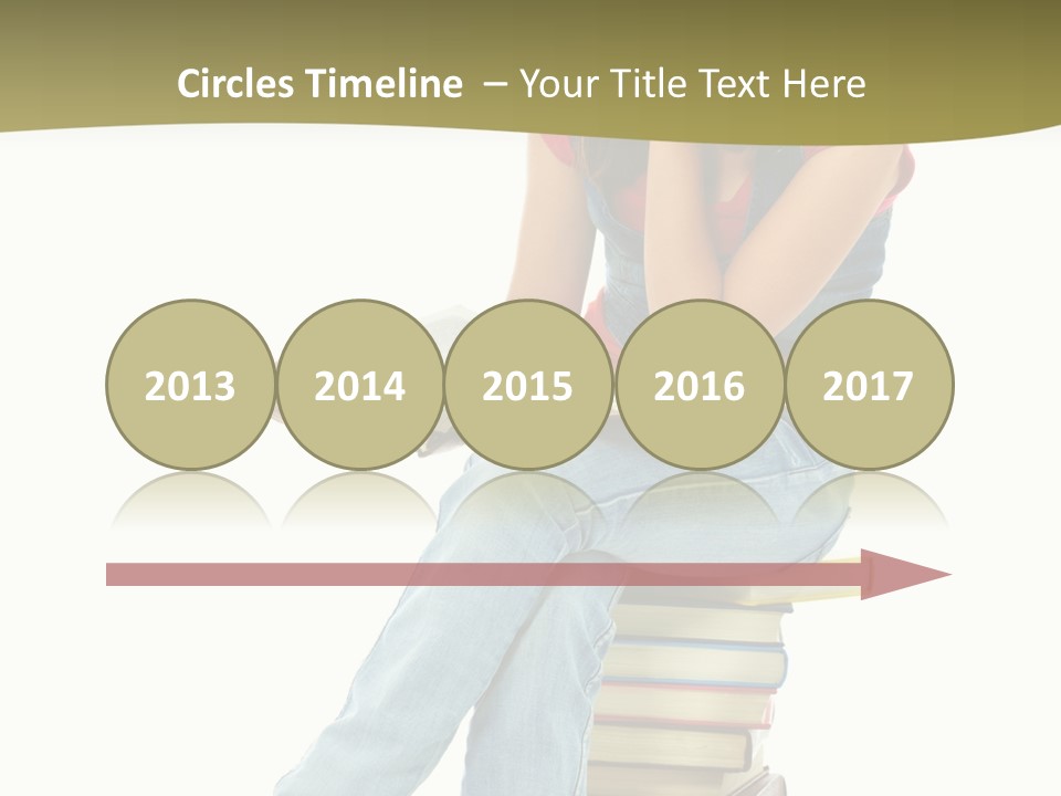 Girl Student Lifestyle PowerPoint Template