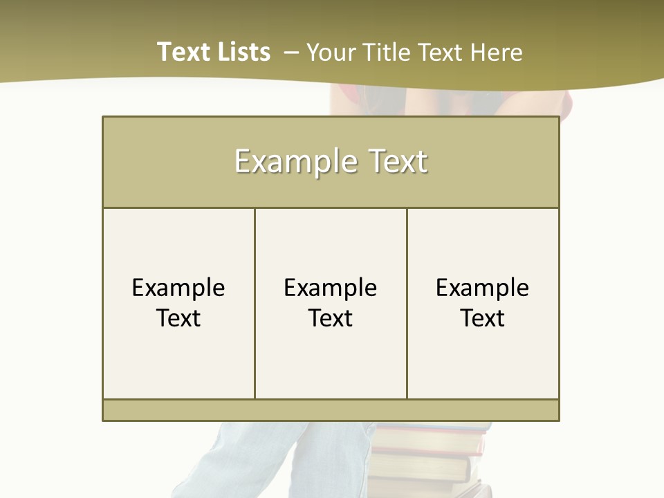 Girl Student Lifestyle PowerPoint Template