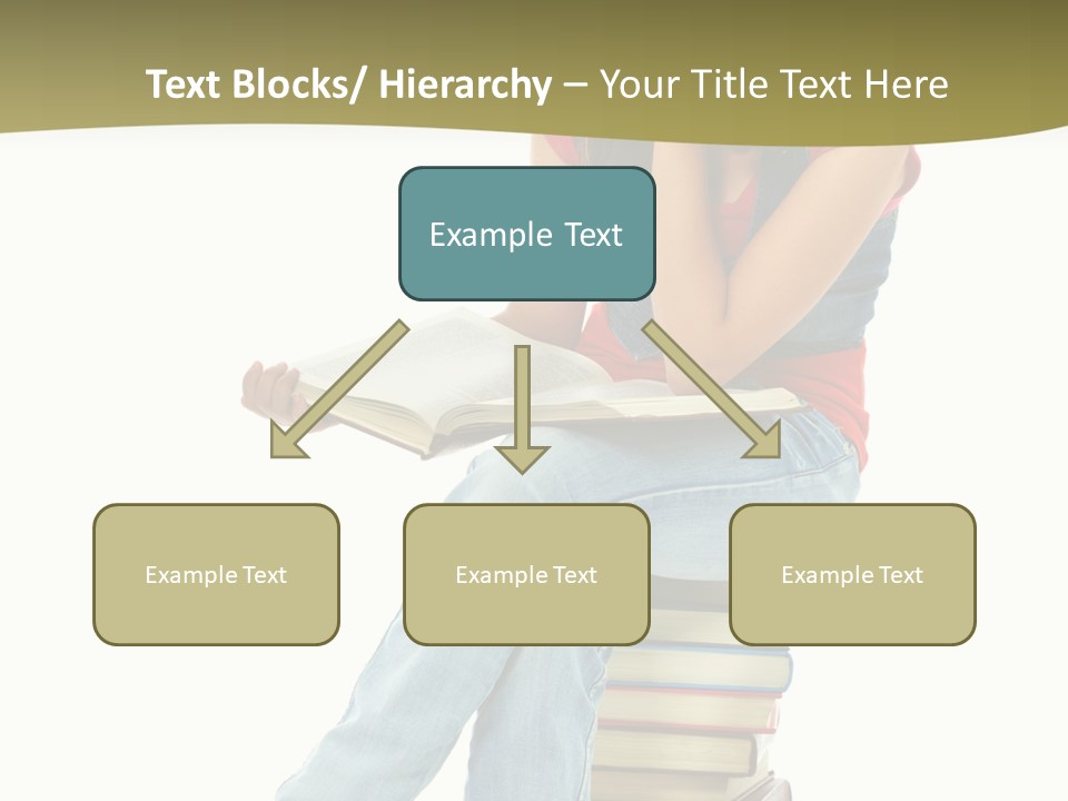 Girl Student Lifestyle PowerPoint Template