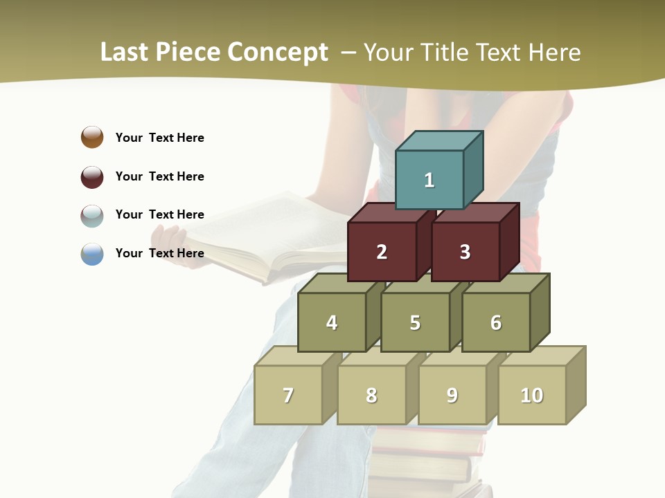 Girl Student Lifestyle PowerPoint Template