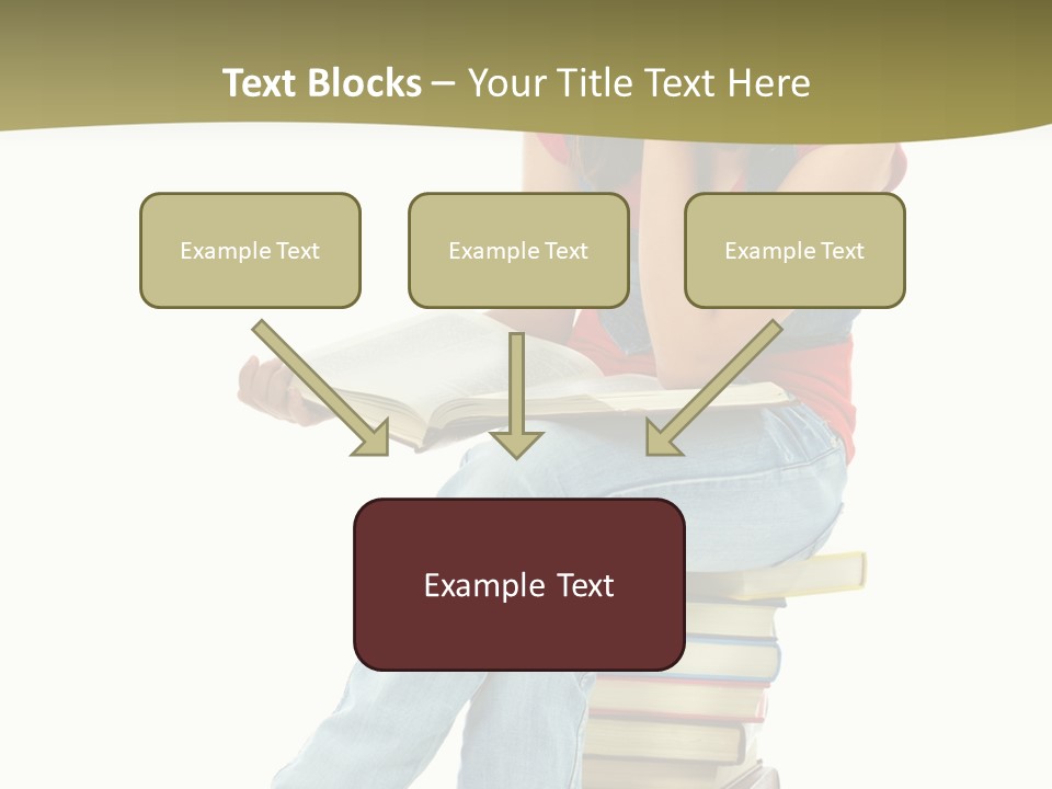 Girl Student Lifestyle PowerPoint Template